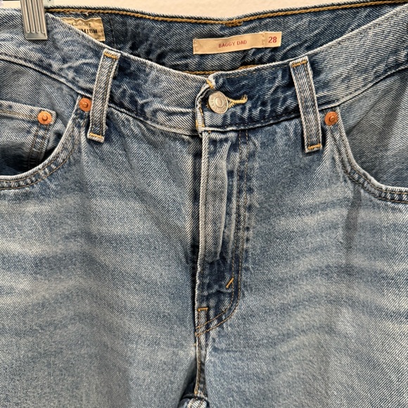 Levi's Premium BAGGY DAD PIECED WOMEN'S JEAN - Picture 3 of 16